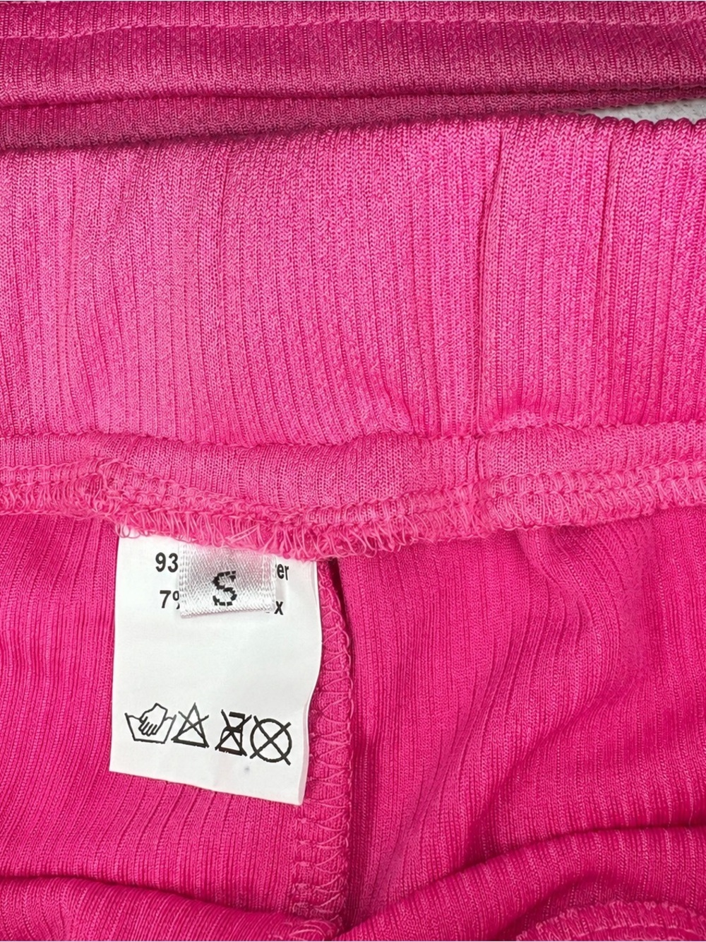 Pink Cropped Tube Top and Shorts Set, Size Small NWT - Picture 4 of 5